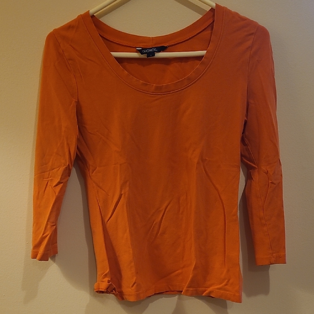Chico's Vibrant Orange Blouse